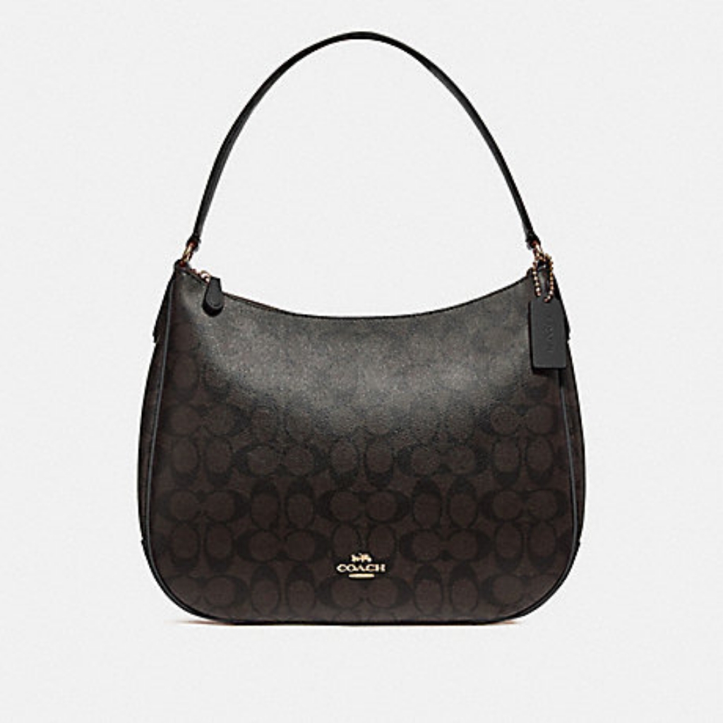 Authentic Shoulder/Hobo Bag In Signature Canvas